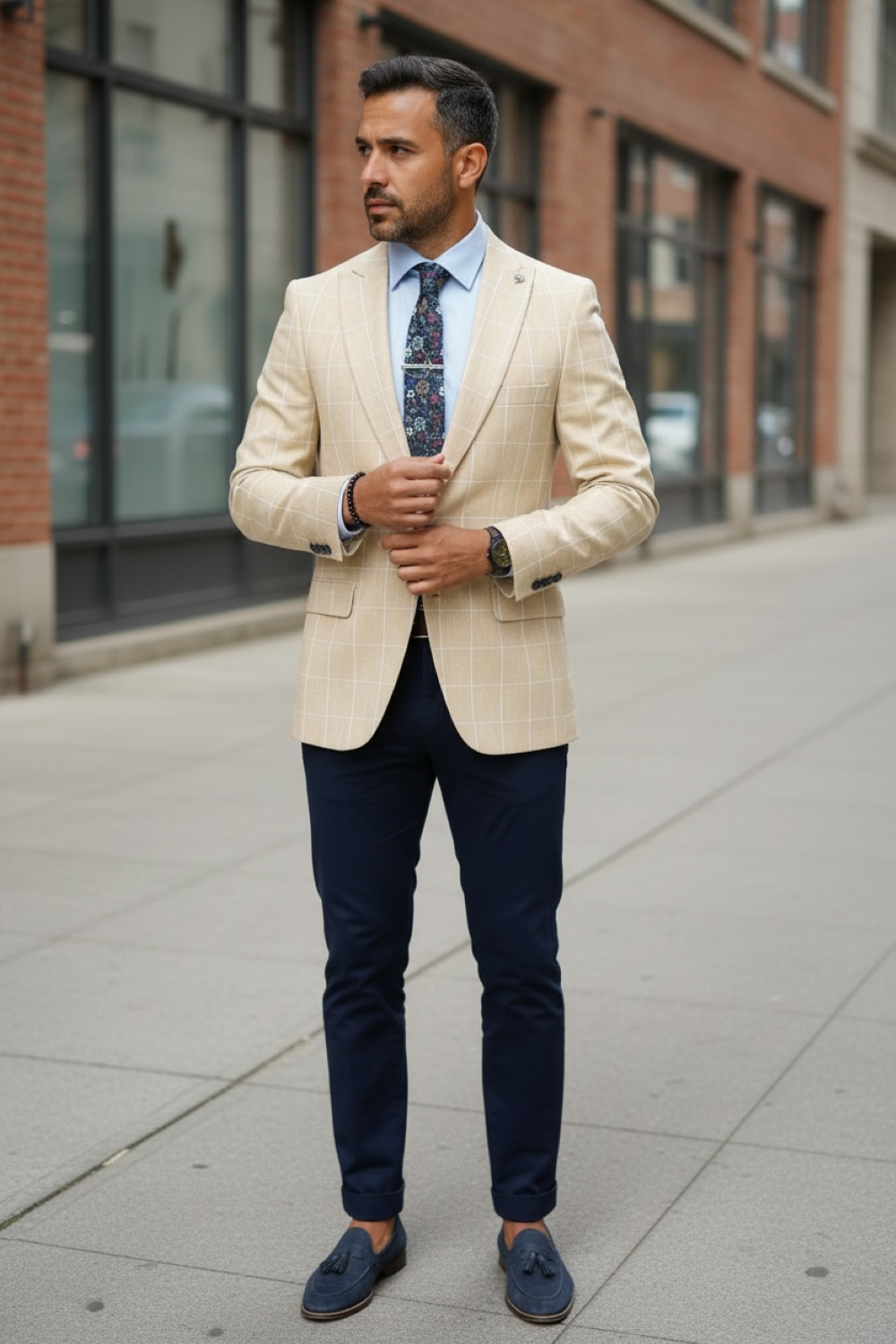 Sacou barbati slim fit 12854 X