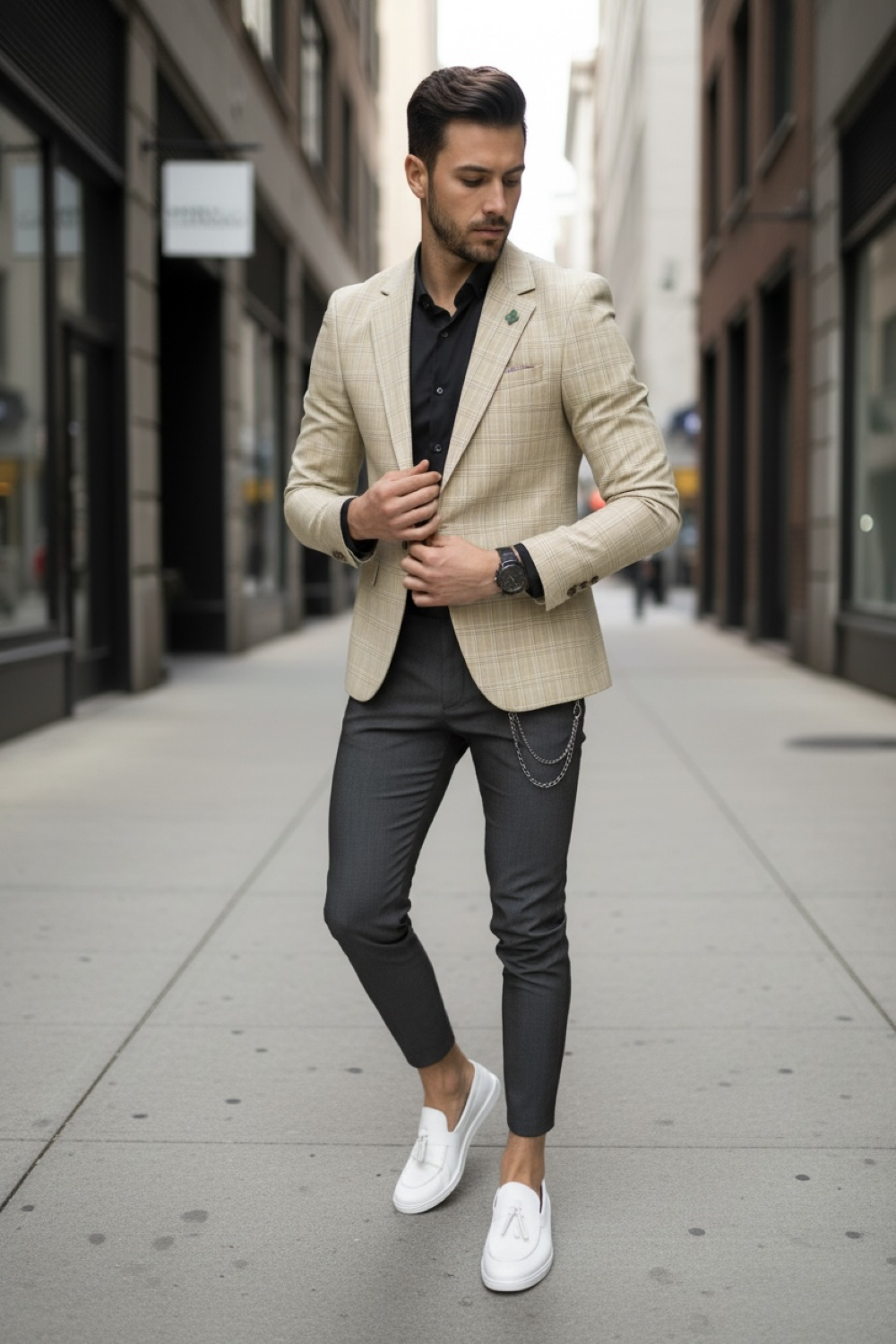 Sacou barbati slim fit 3148 D5-1.1