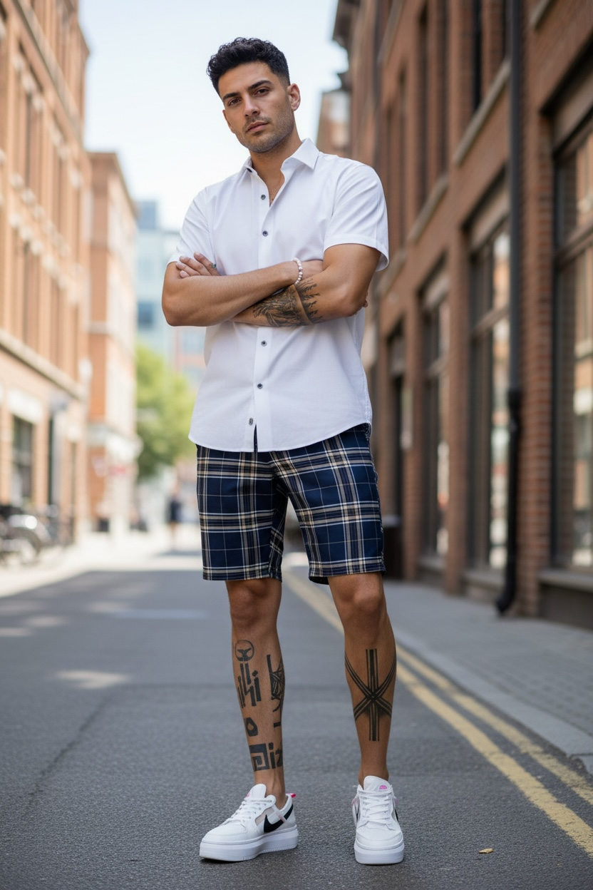 Pantaloni scurti casual  cu imprimeu  13140   D4-3.3