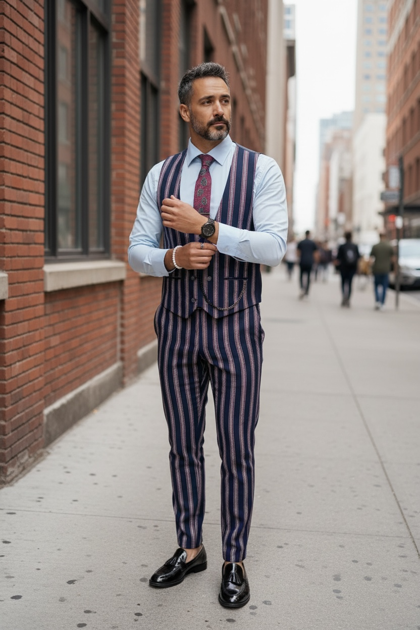 Compleu barbati  Vesta + Pantaloni B5519  47-4* Z3-1