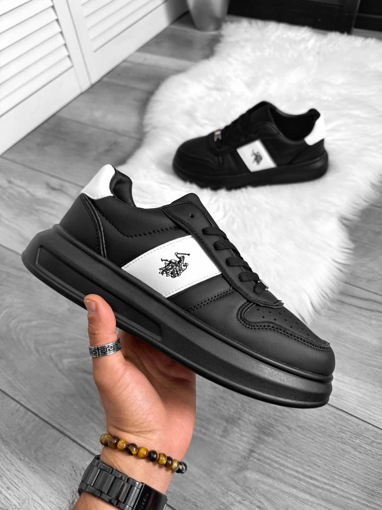 Adidasi barbati casual  negri L86