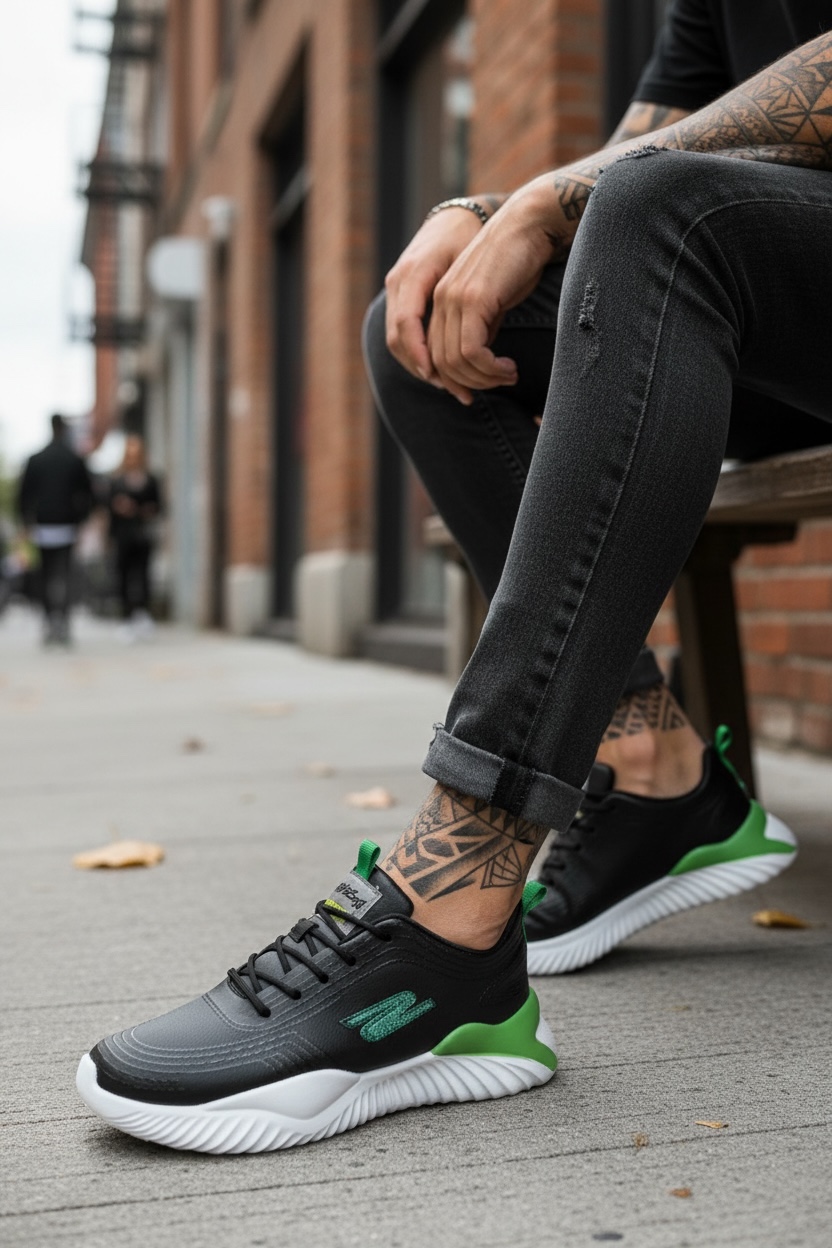 Adidasi barbati negri 3002 T5-3