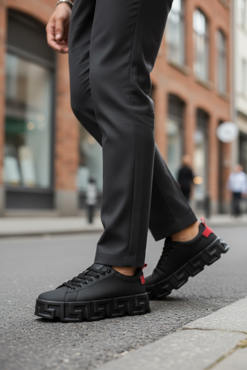 Adidasi barbati VSC Greca negri 082 T51-2