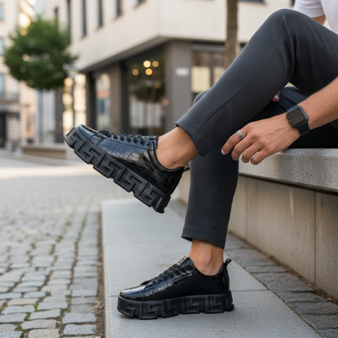 Adidasi barbati casual  VSC  negri 0825