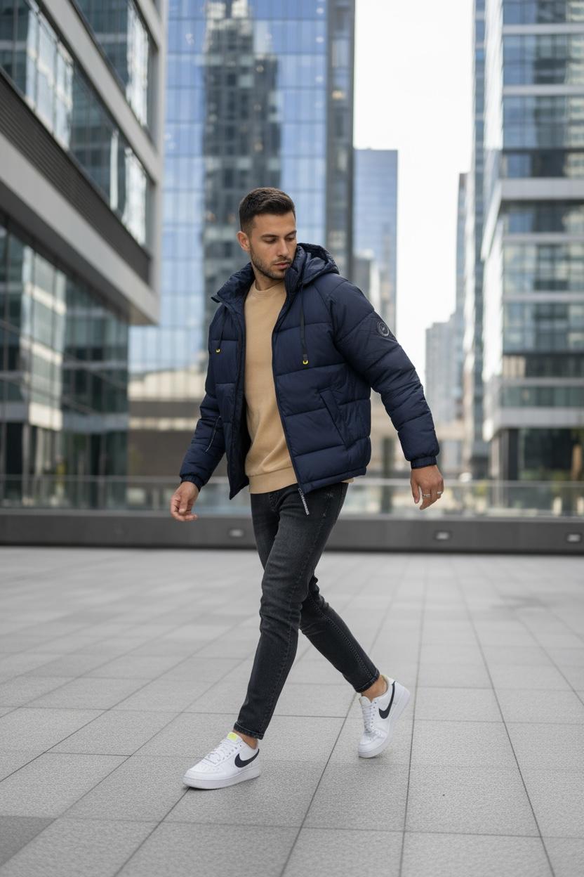 Geaca barbati neagra 13356