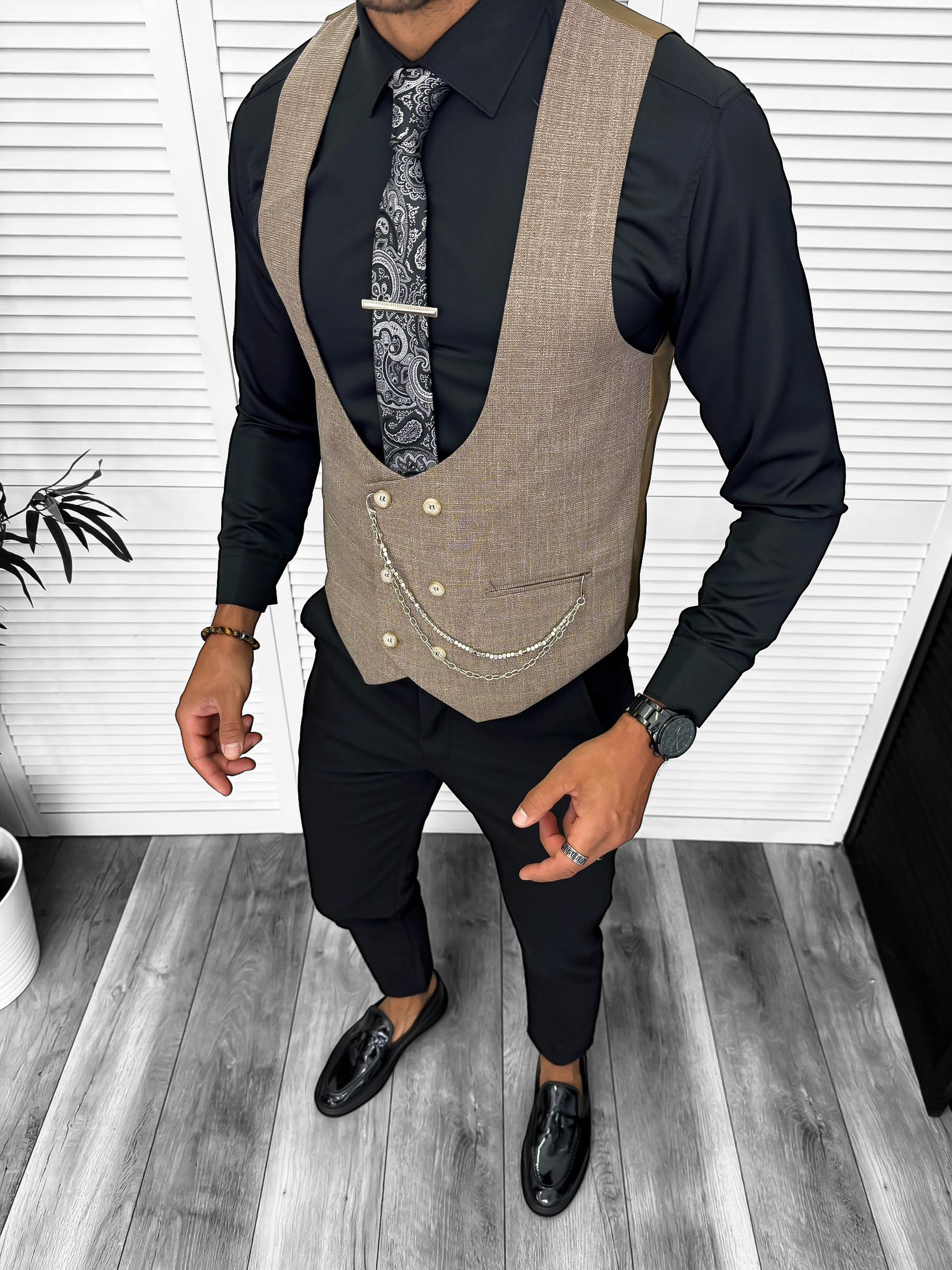 Compleu barbati  Vesta + Pantaloni 13301