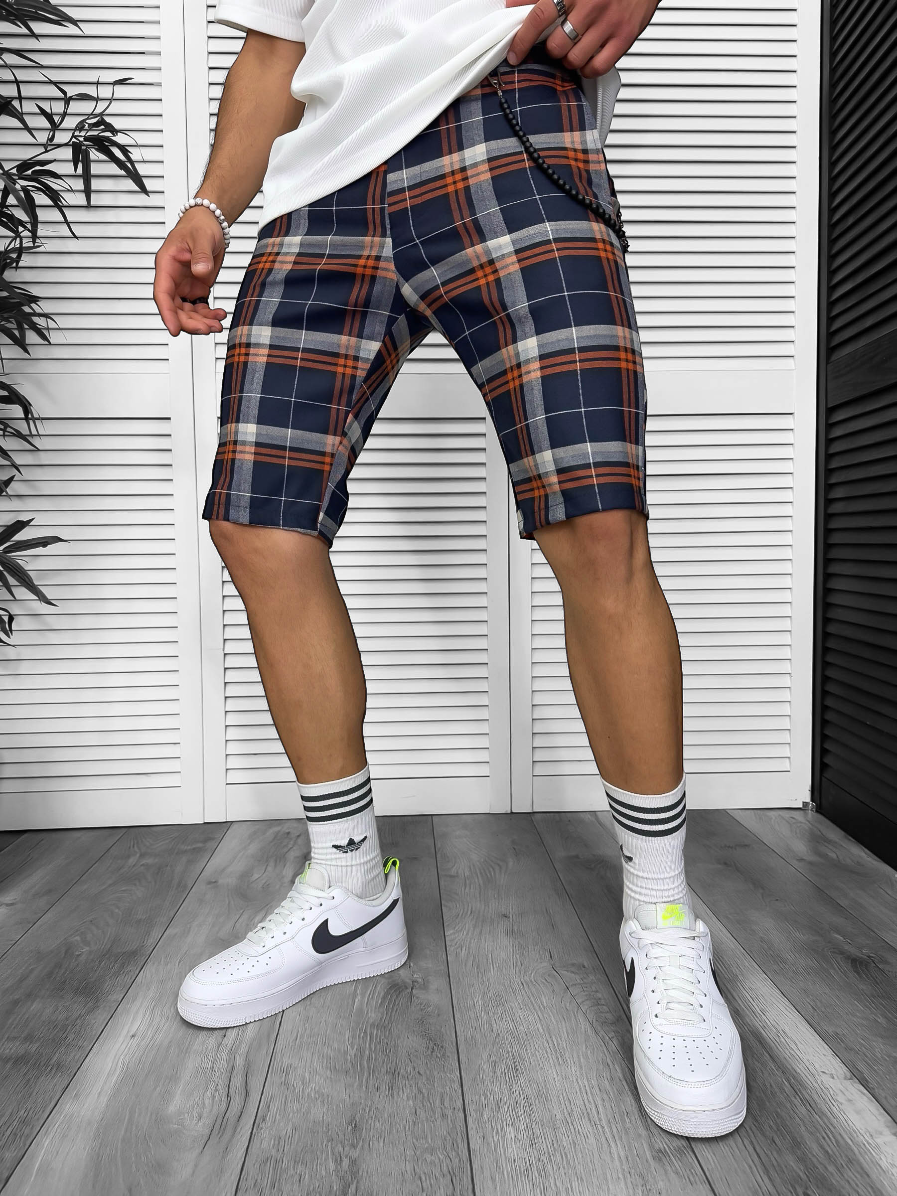 Pantaloni scurti casual carouri 13331