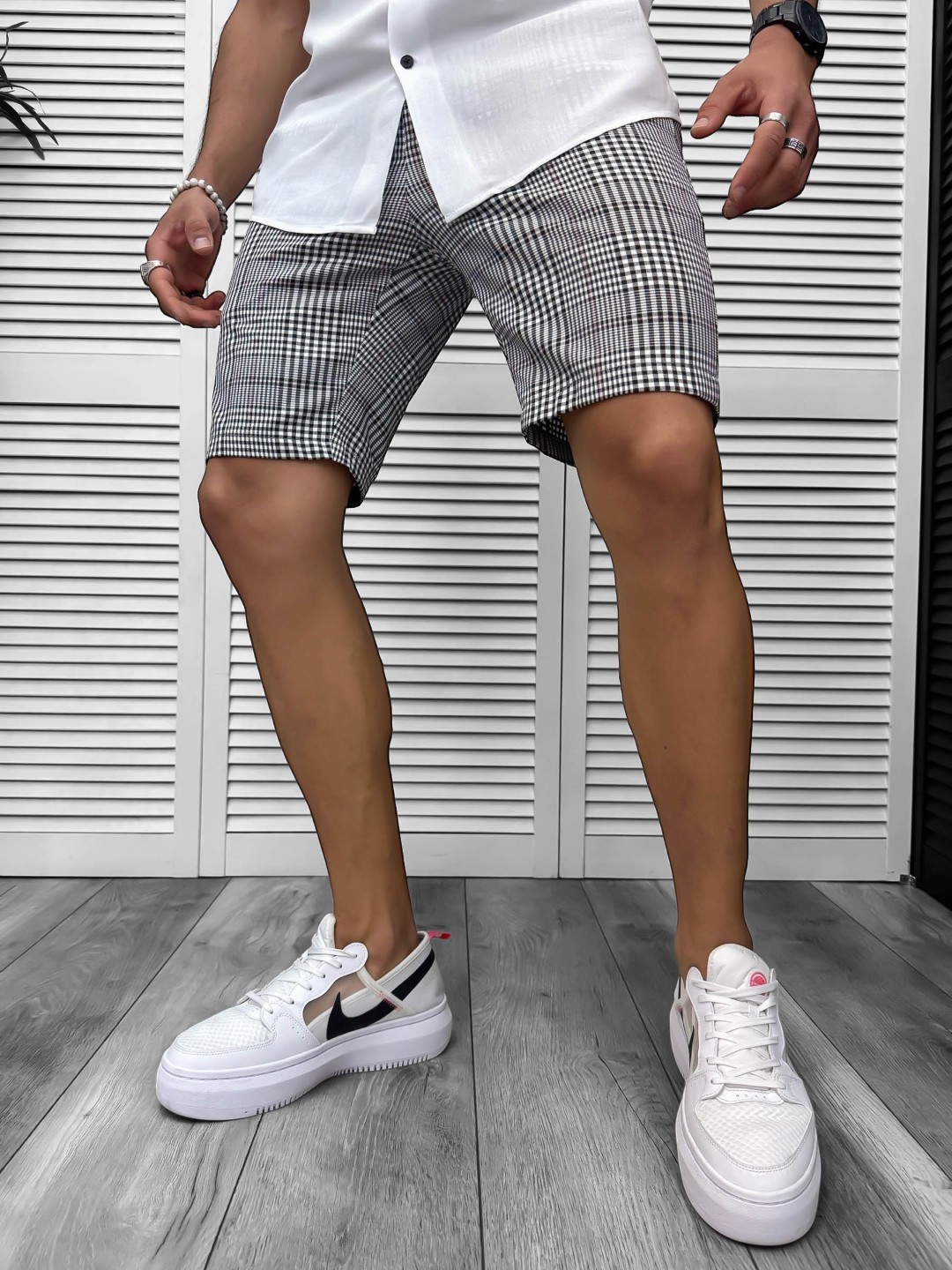 Pantaloni scurti casual  cu imprimeu  13109