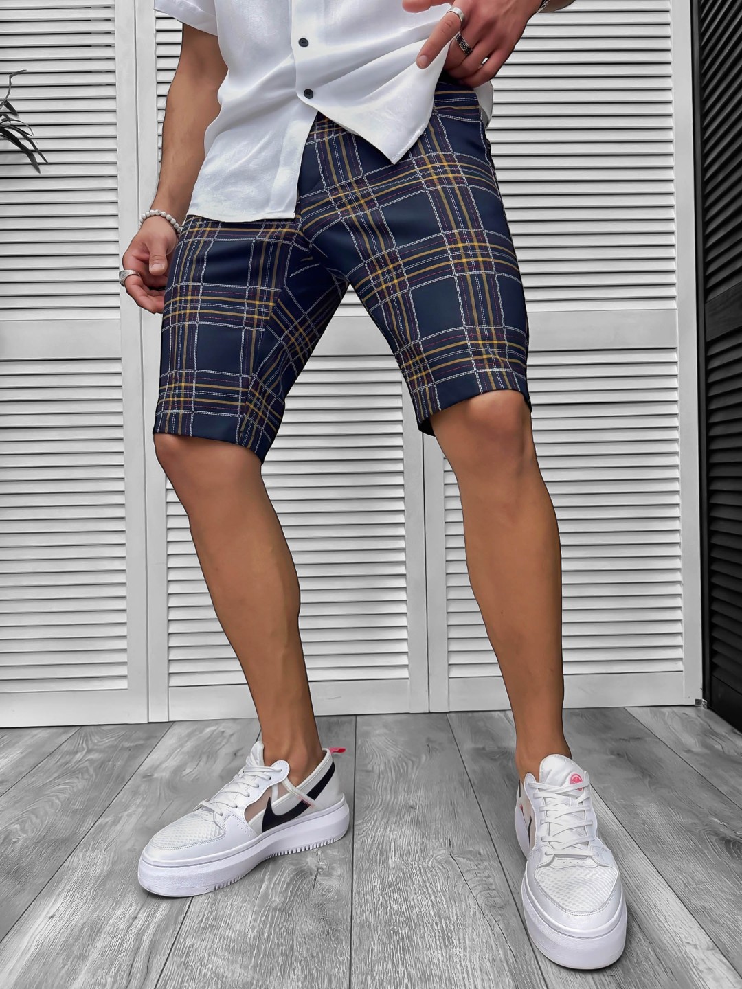 Pantaloni scurti casual  cu imprimeu  13111