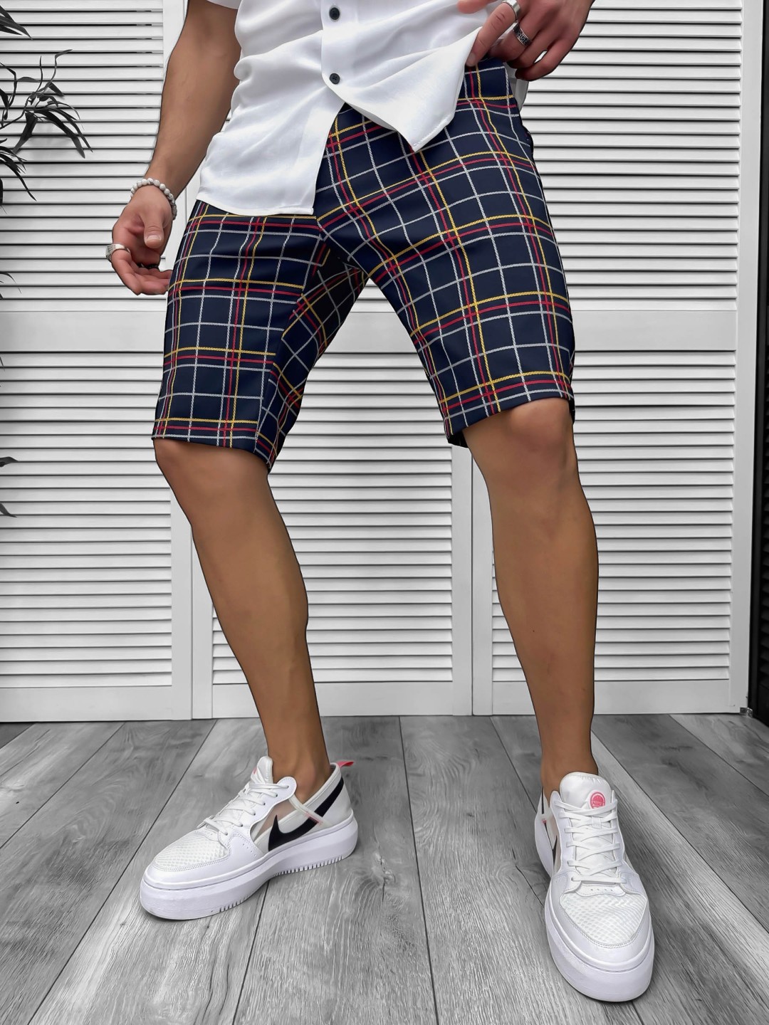 Pantaloni scurti casual  cu imprimeu  13113