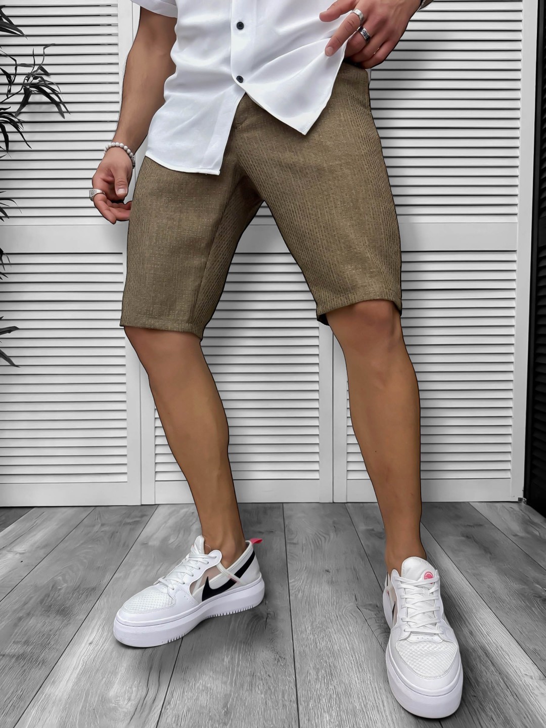 Pantaloni scurti casual  cu imprimeu  13114