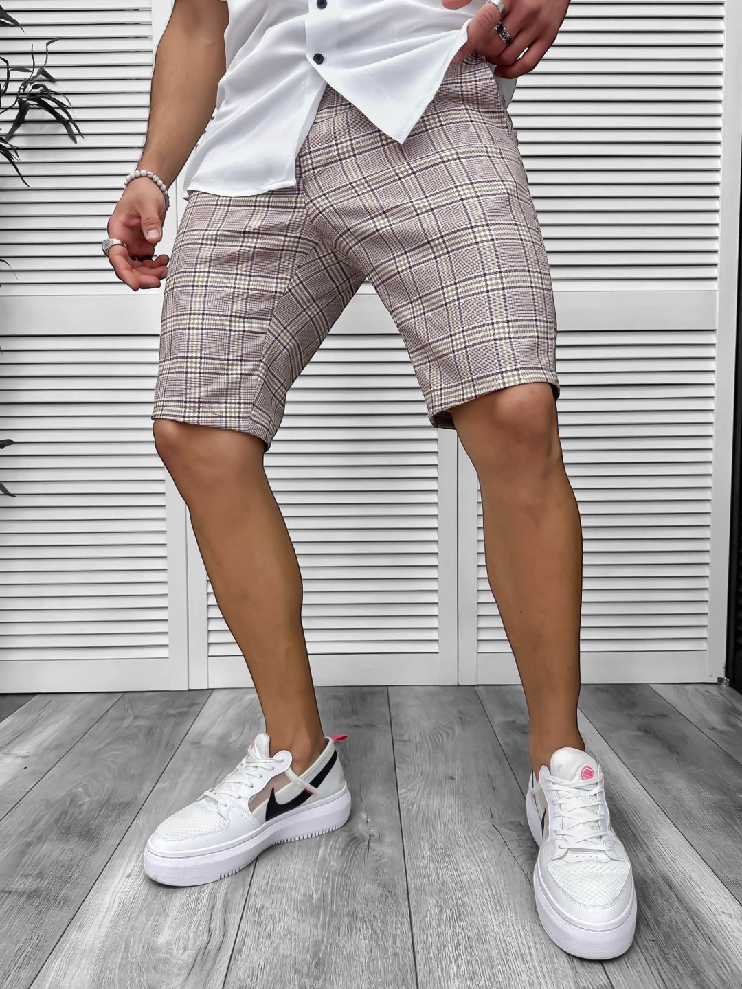 Pantaloni scurti casual  cu imprimeu  13116