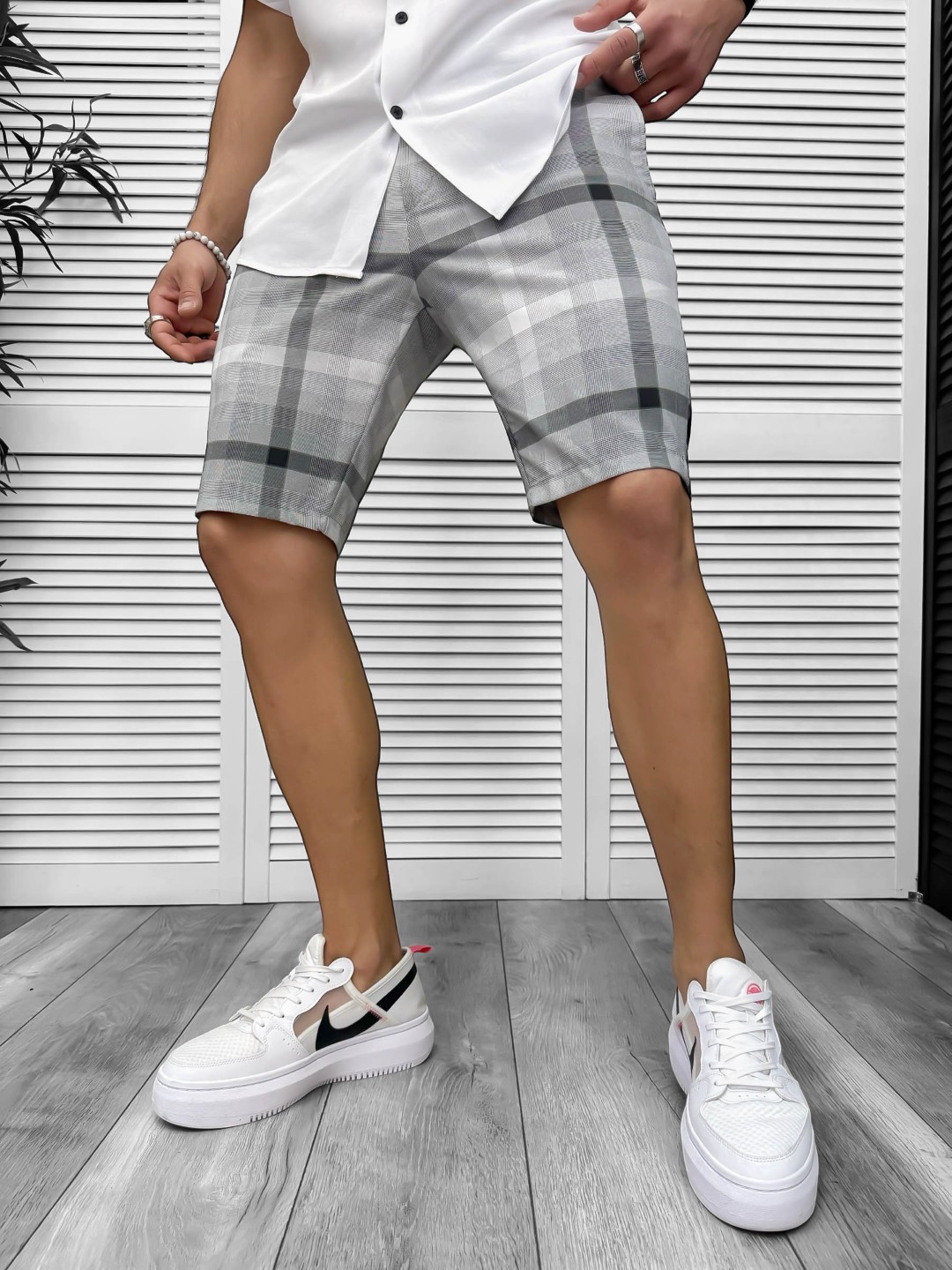 Pantaloni scurti casual  cu imprimeu  13117