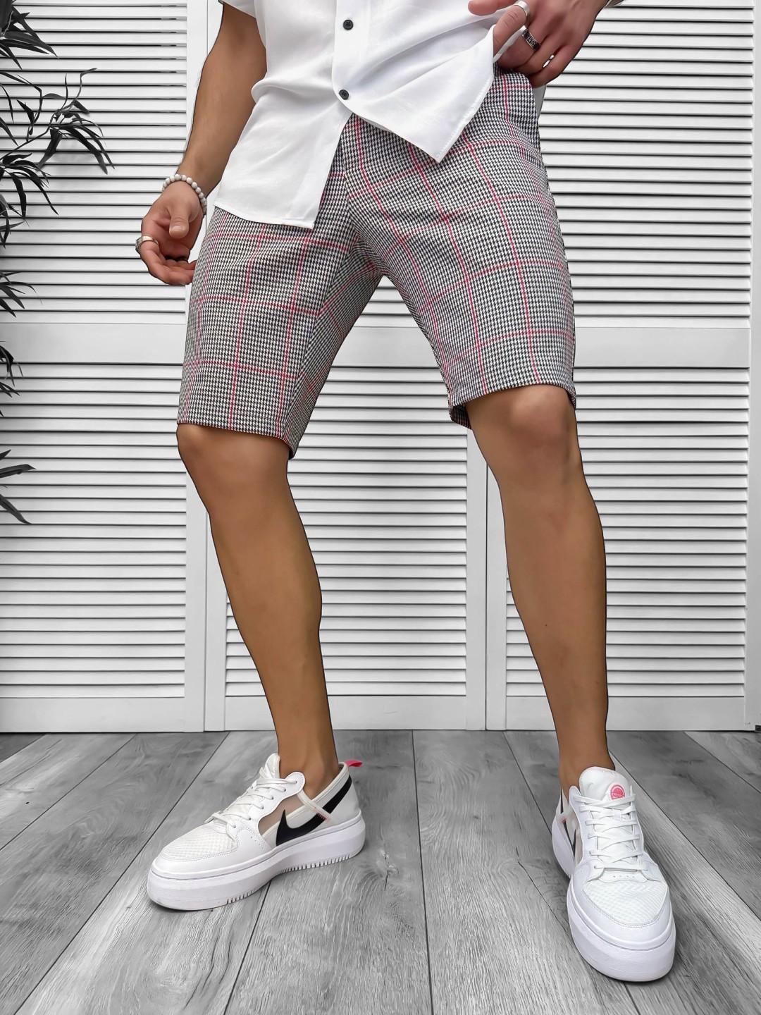 Pantaloni scurti casual  cu imprimeu  13118