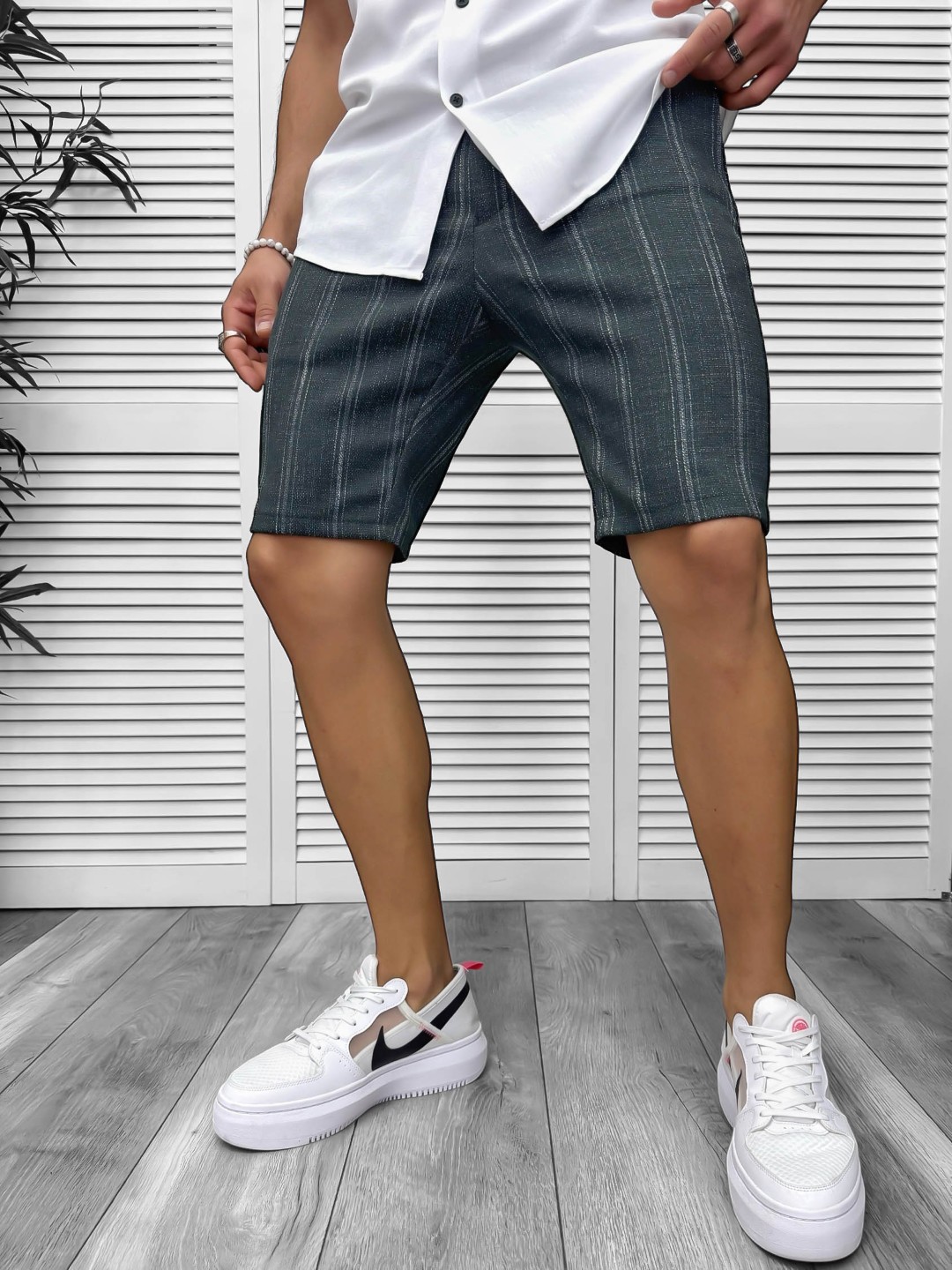 Pantaloni scurti casual  cu imprimeu  13131
