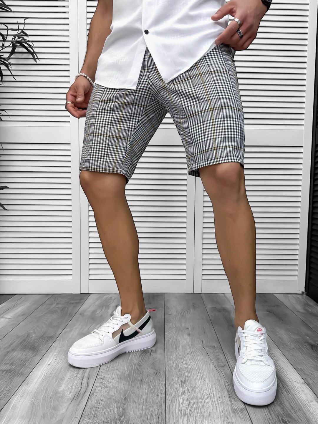 Pantaloni scurti casual  cu imprimeu  13133