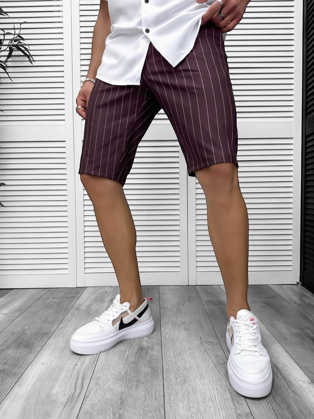 Pantaloni scurti casual  cu imprimeu  13134