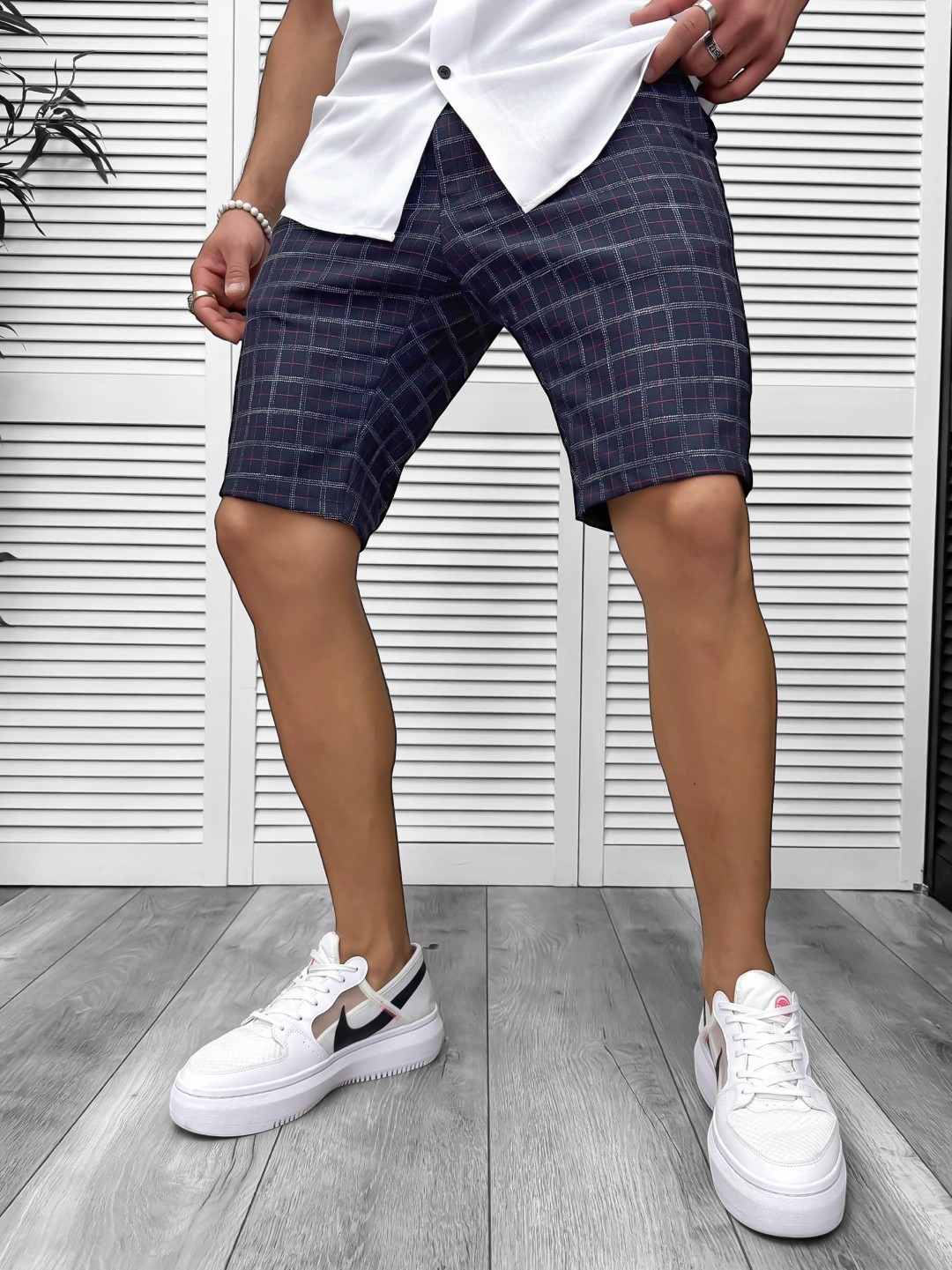 Pantaloni scurti casual  cu imprimeu  13136