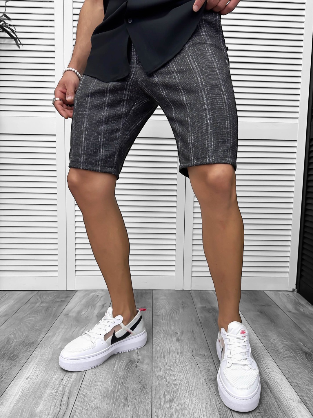 Pantaloni scurti casual  cu imprimeu  13145