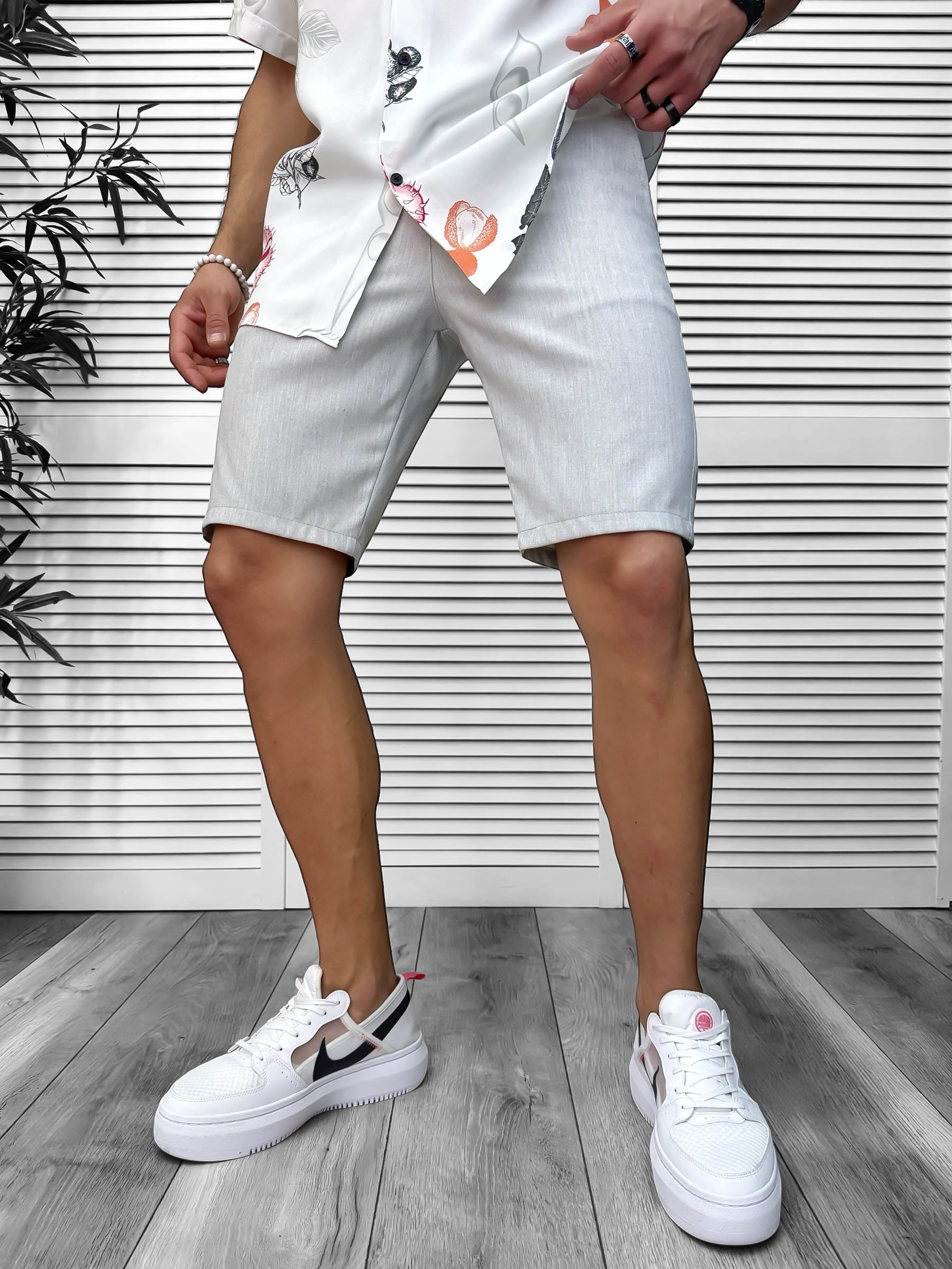Pantaloni scurti casual  bleumarin 13058