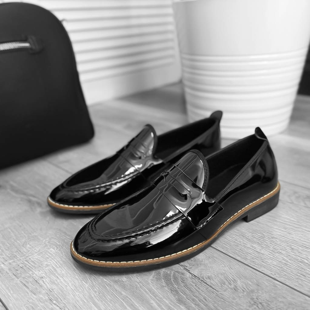 Mocasini barbati negri  tapla subtire  piele eco  comozi 12221 N3.N4-1
