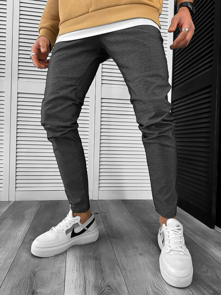 Pantaloni barbati casual gri 7114 O2-5.2