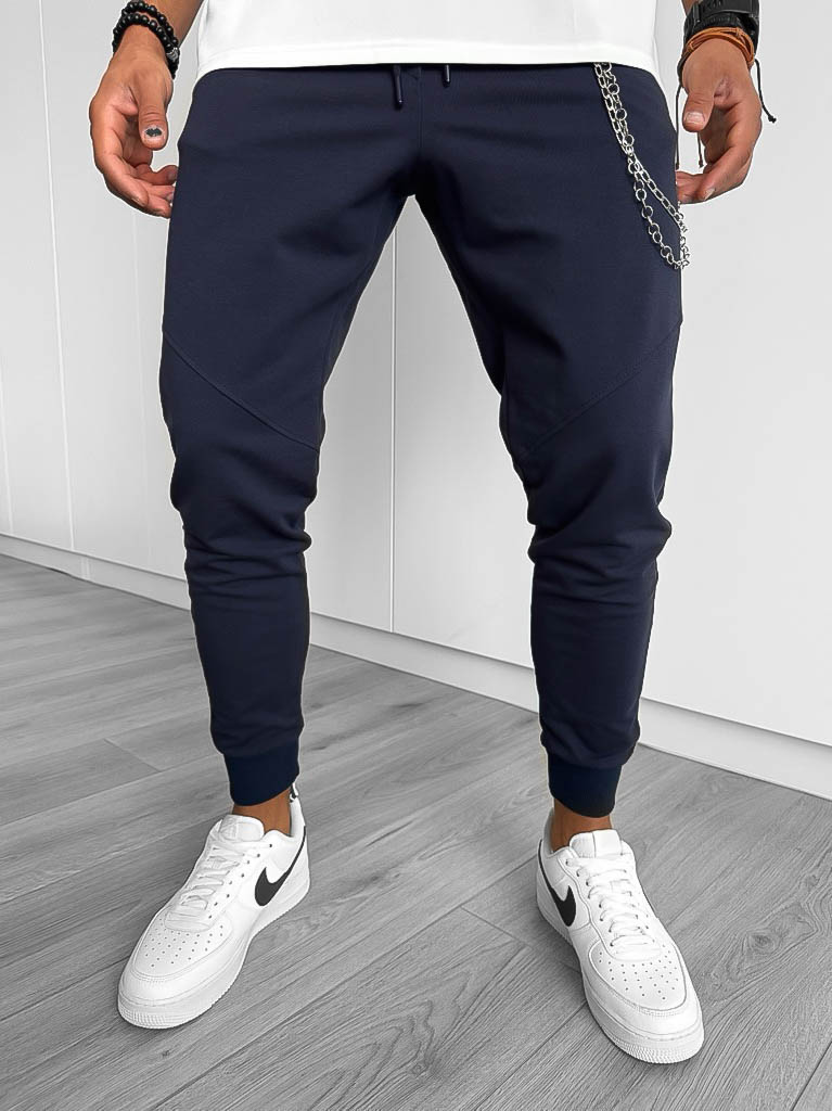 Pantaloni de trening bleumarin 12261 O1-3-3