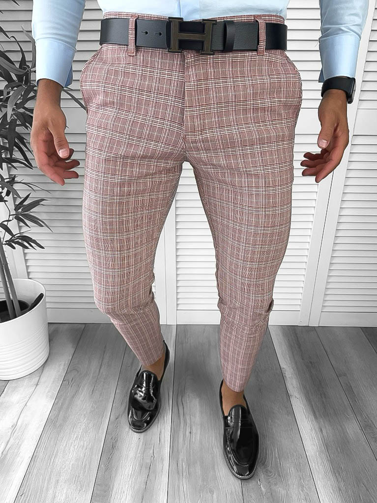 Pantaloni barbati eleganti 7156  B8-2