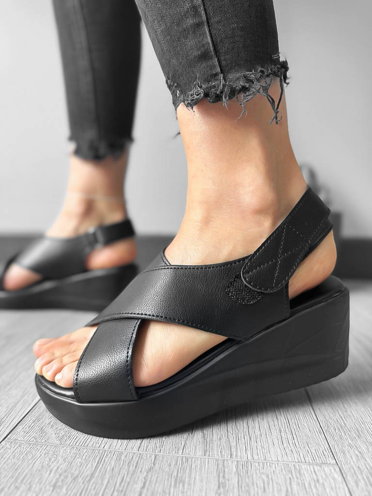 Sandale dama negre F10 A17-3
