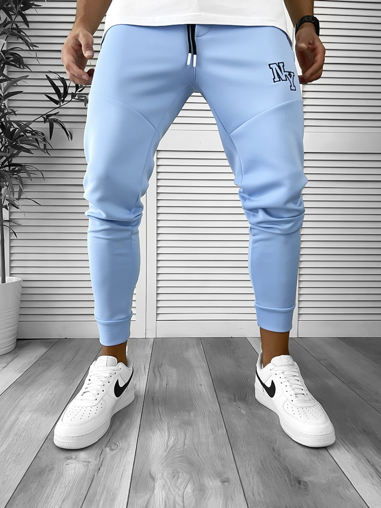 Pantaloni de trening bleu conici 12347 18-1.2