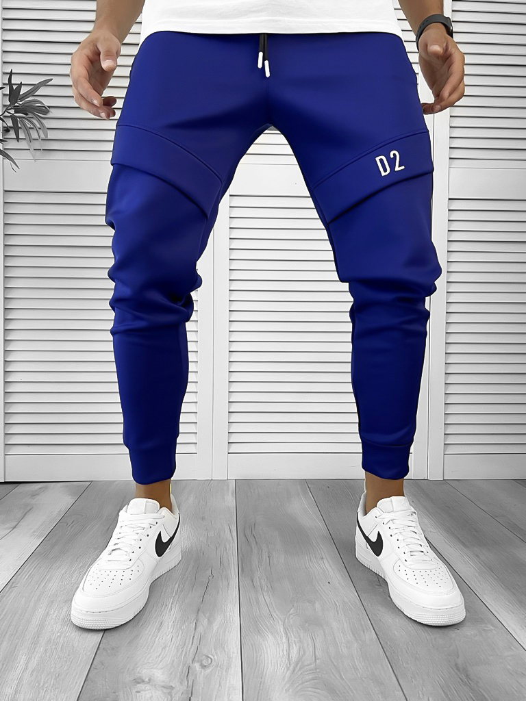 Pantaloni de trening albastri conici 12180 P20-2.2