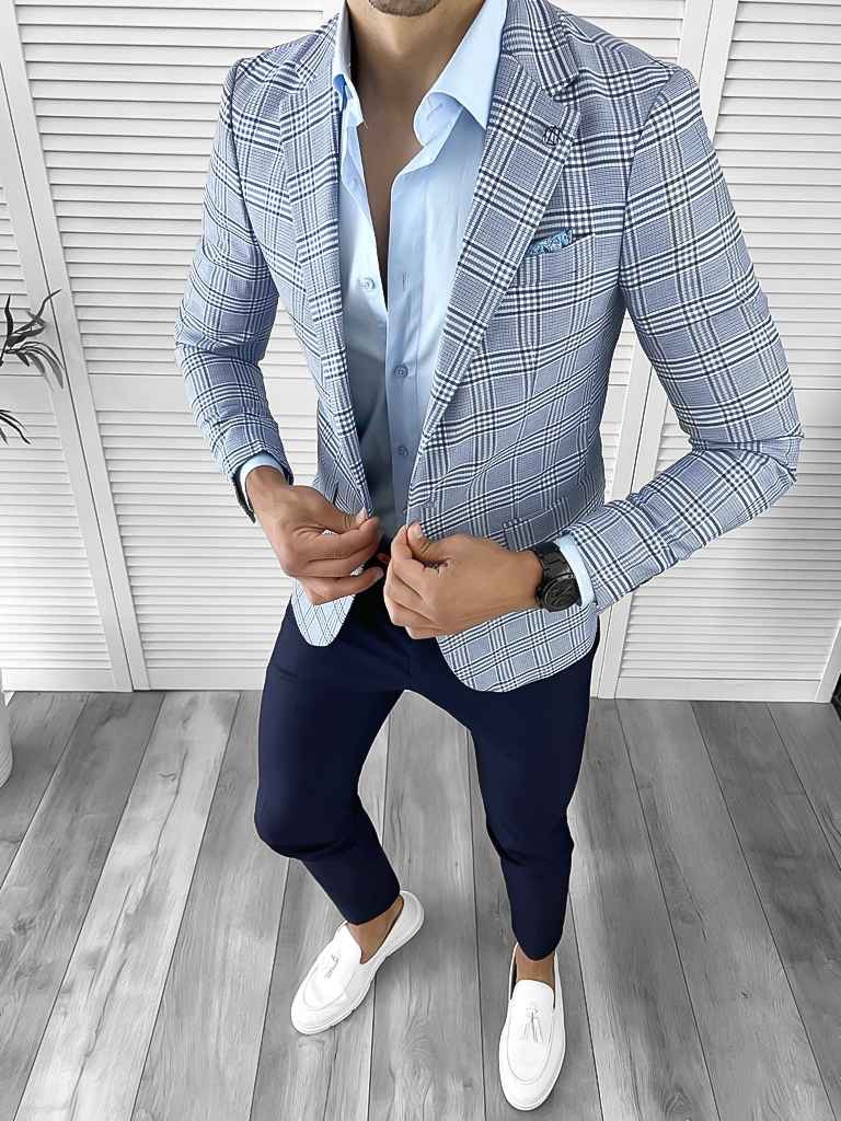 Sacou barbati slim fit 12018