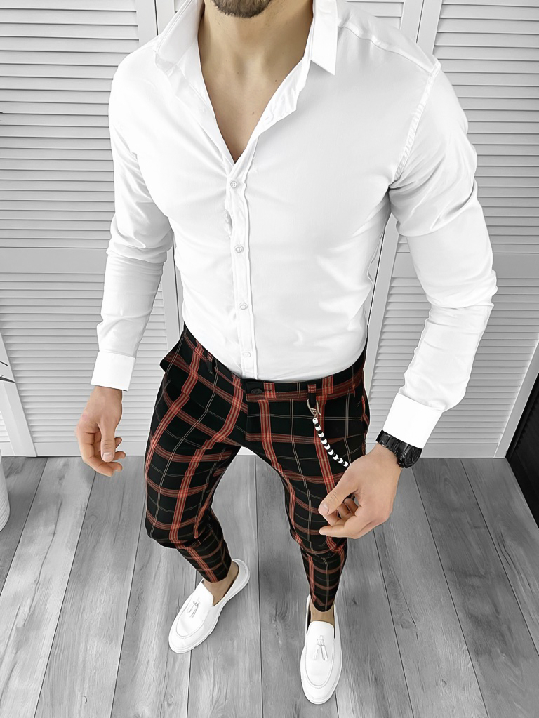Tinuta barbati smart casual Pantaloni + Camasa 10406
