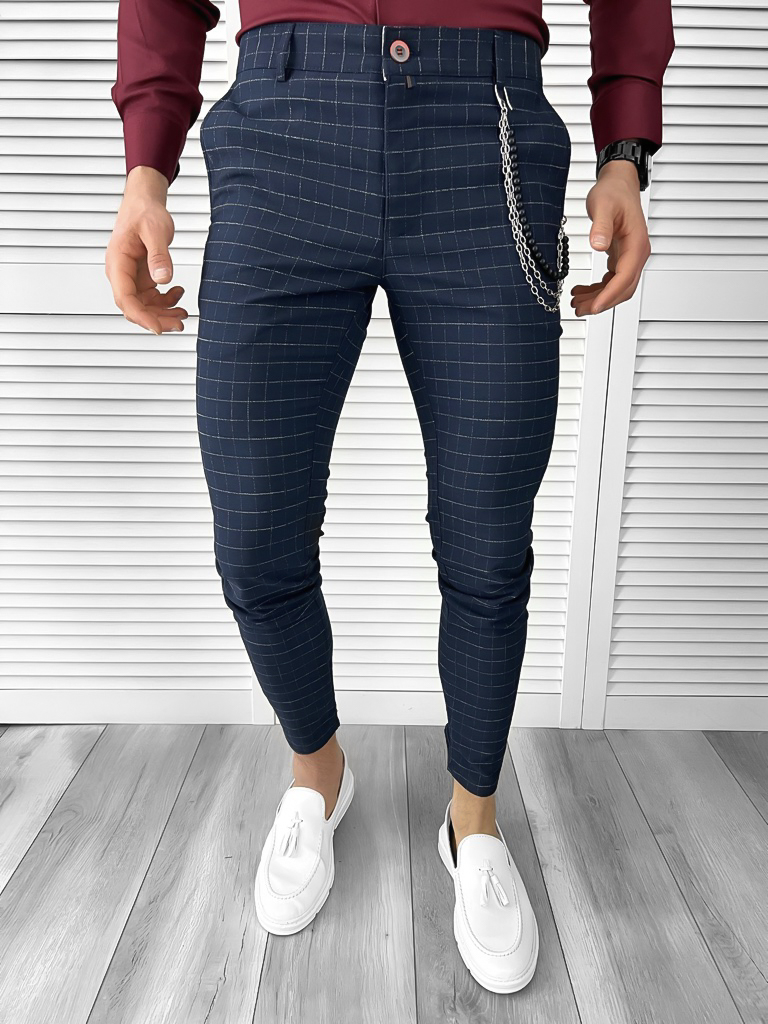 Pantaloni barbati eleganti 2019 121-4