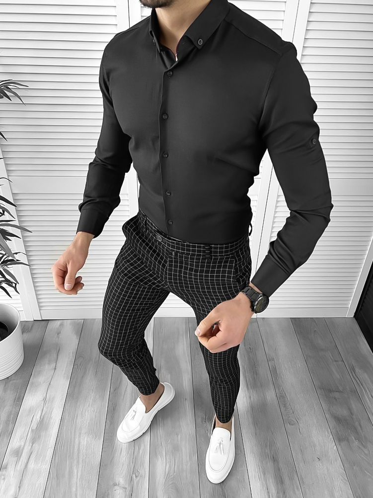 Tinuta barbati smart casual Pantaloni + Camasa 10313