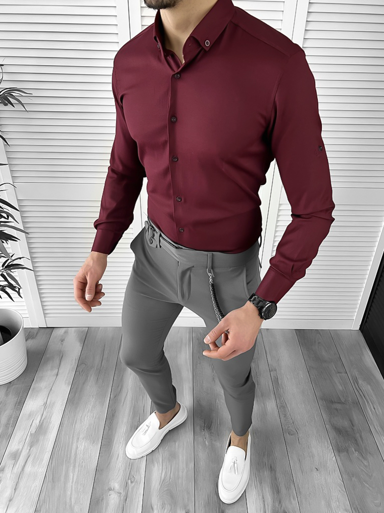 Tinuta barbati smart casual Pantaloni + Camasa 10319