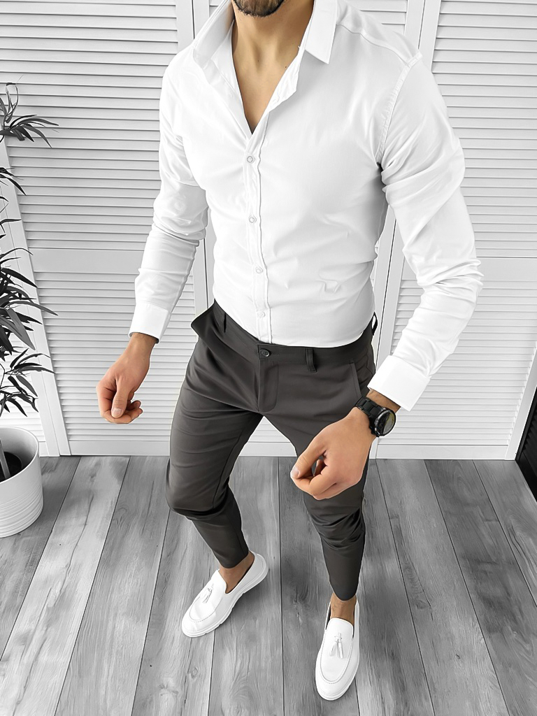 Tinuta barbati smart casual Pantaloni + Camasa 10241