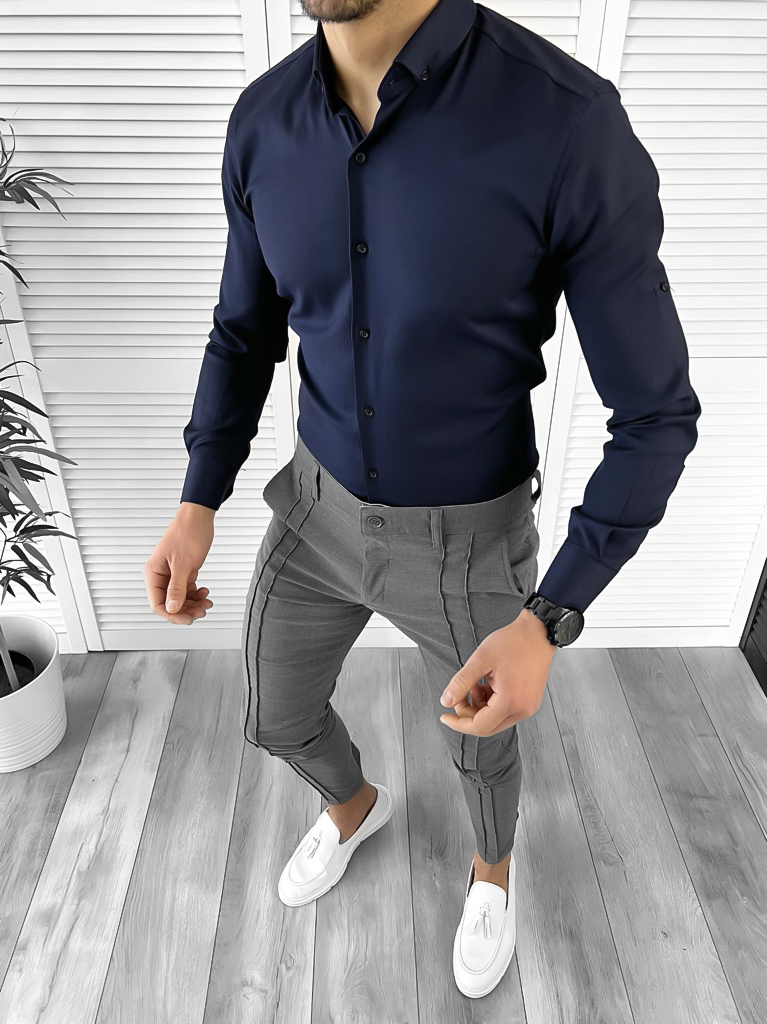 Tinuta barbati smart casual Pantaloni + Camasa 10180