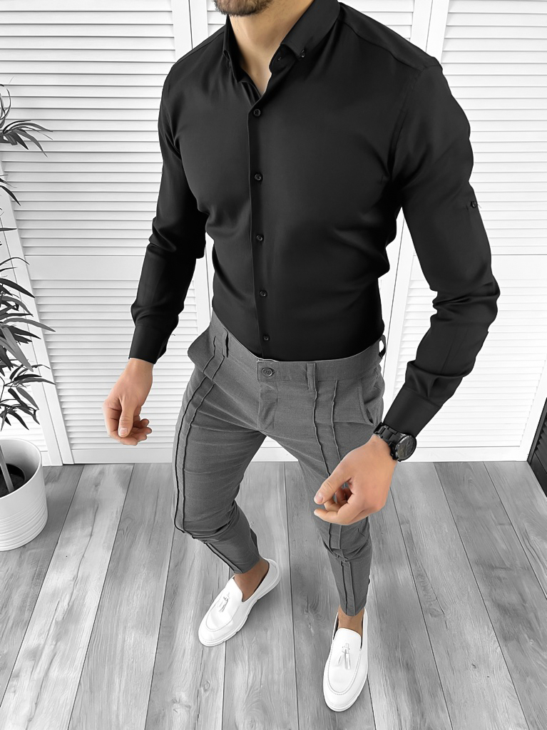 Tinuta barbati smart casual Pantaloni + Camasa 10181