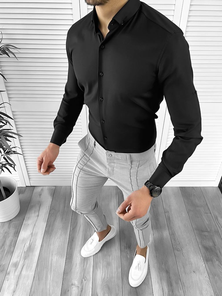 Tinuta barbati smart casual Pantaloni + Camasa 10192