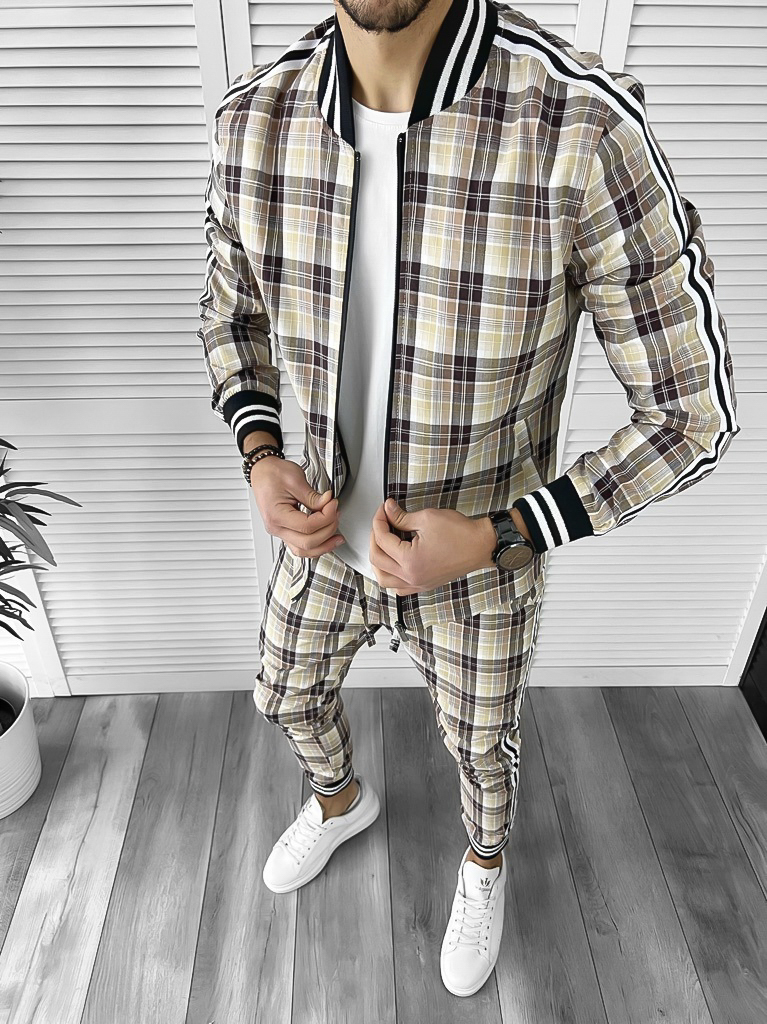 Trening barbati slim fit Pantaloni + Hanorac B9880 P20-3.3