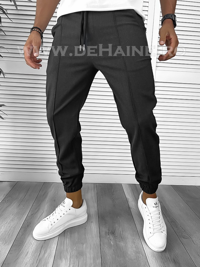 Pantaloni barbati casual gri inchis B9306 P20-1.1