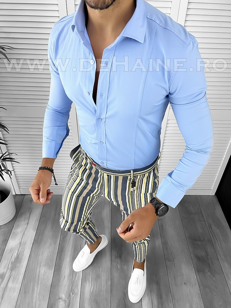 Tinuta barbati smart casual Pantaloni + Camasa B9155