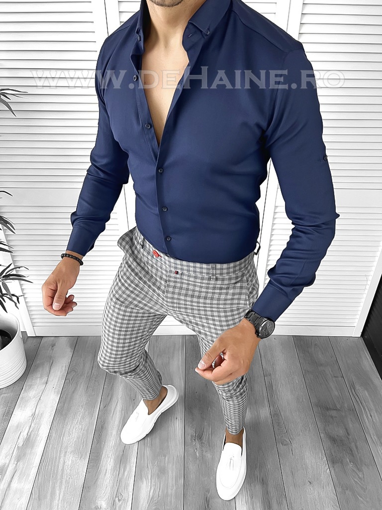Poze Tinuta barbati smart casual Pantaloni + Camasa B8481