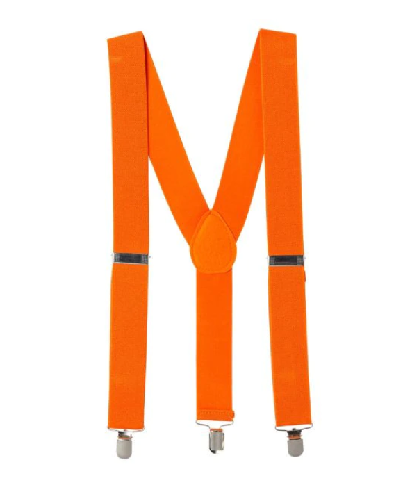 Bretele barbati portocalii ZR A4908