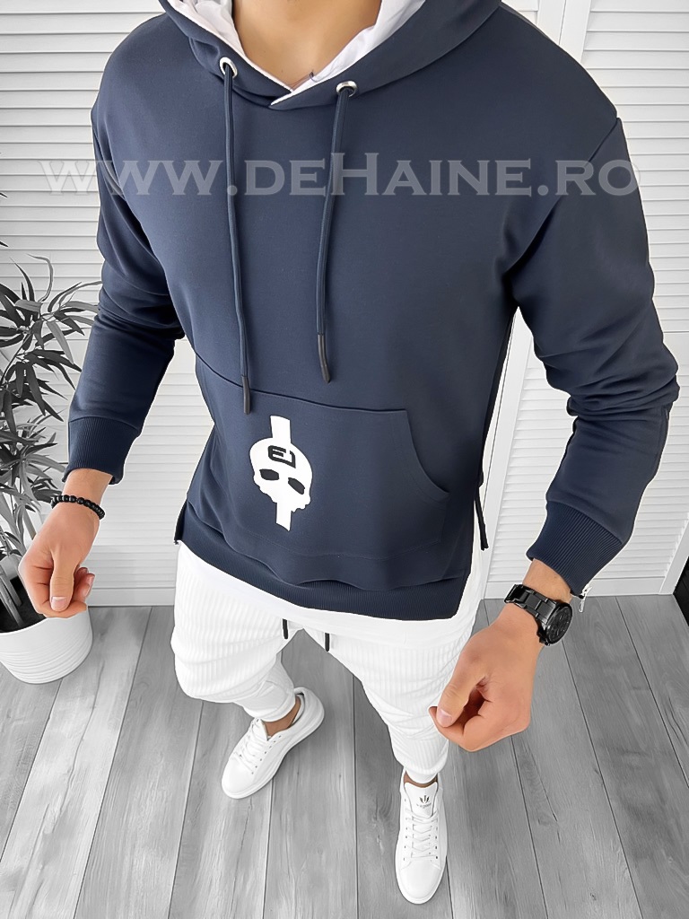 Hanorac barbati bleumarin slim fit K179 P18-3.1