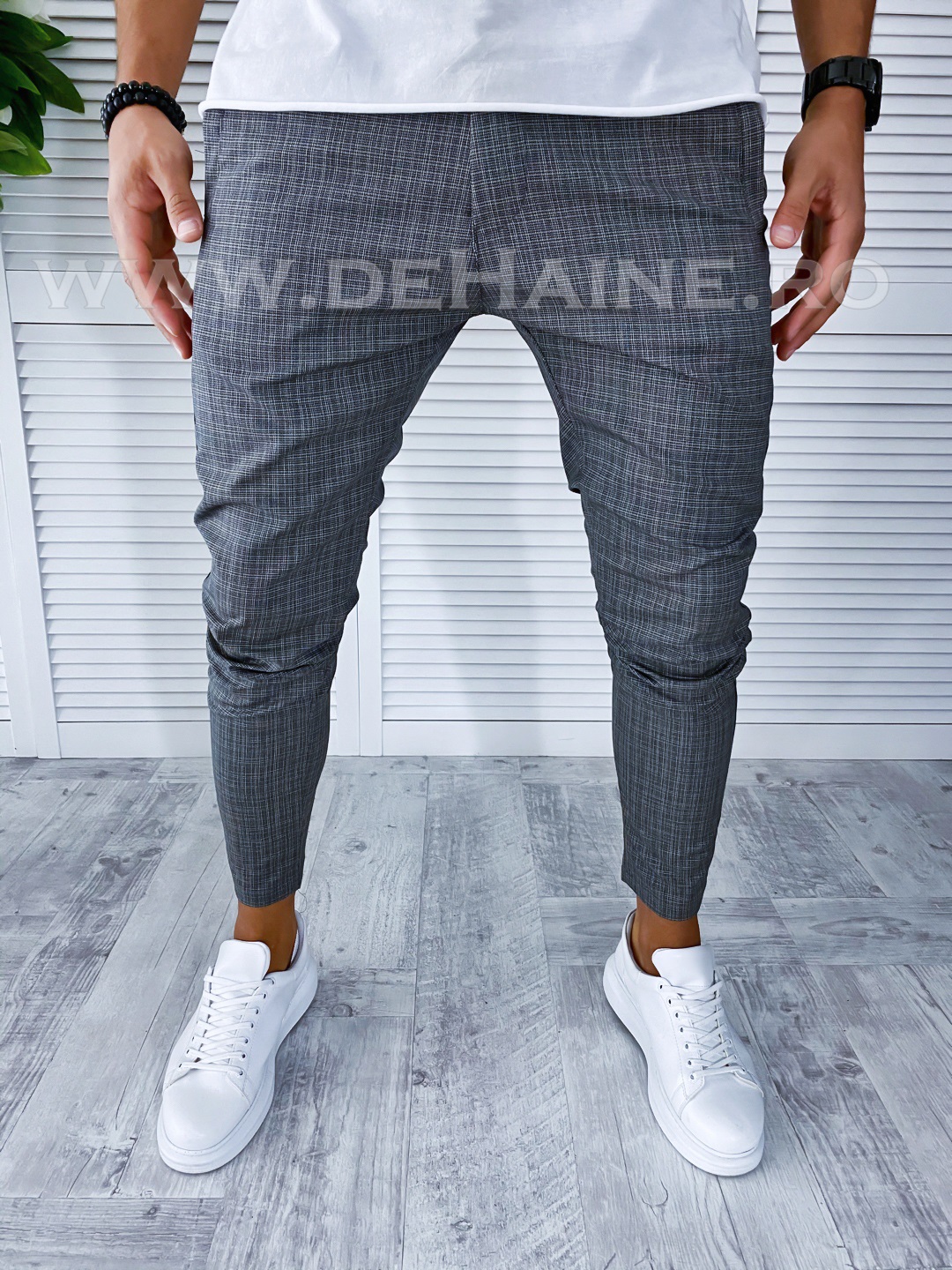 Pantaloni barbati kaki smart casual ZR P18028 B2-2 / X18-1