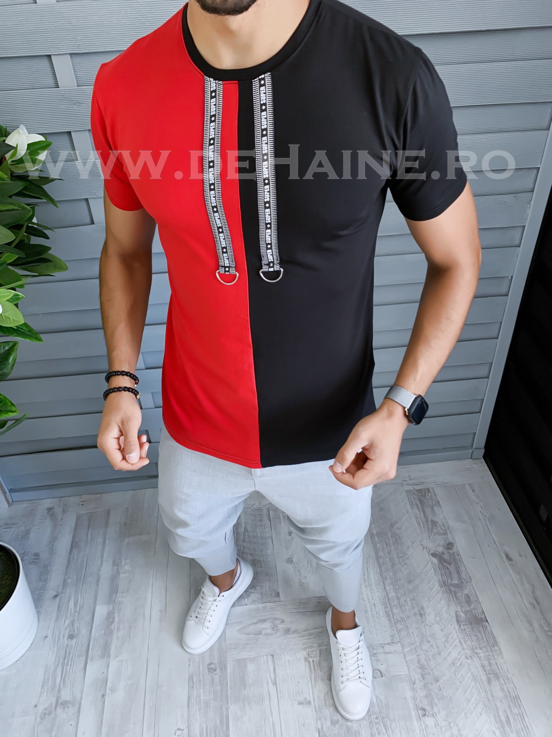 Tricou barbati slim fit b1712 p7-4