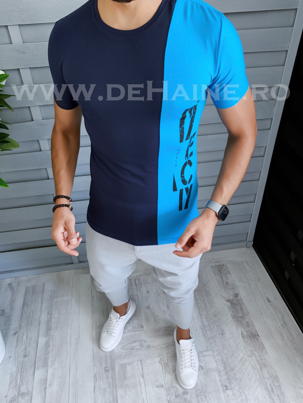 Tricou barbati slim fit b1717 p13-4