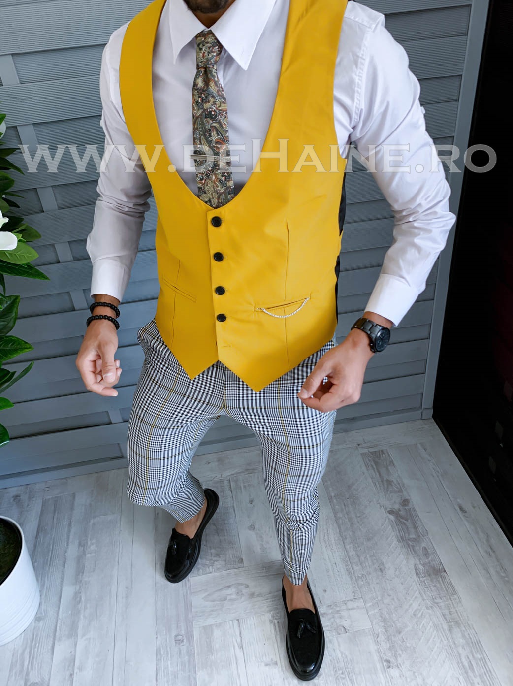 Compleu barbati vesta + pantaloni b1642